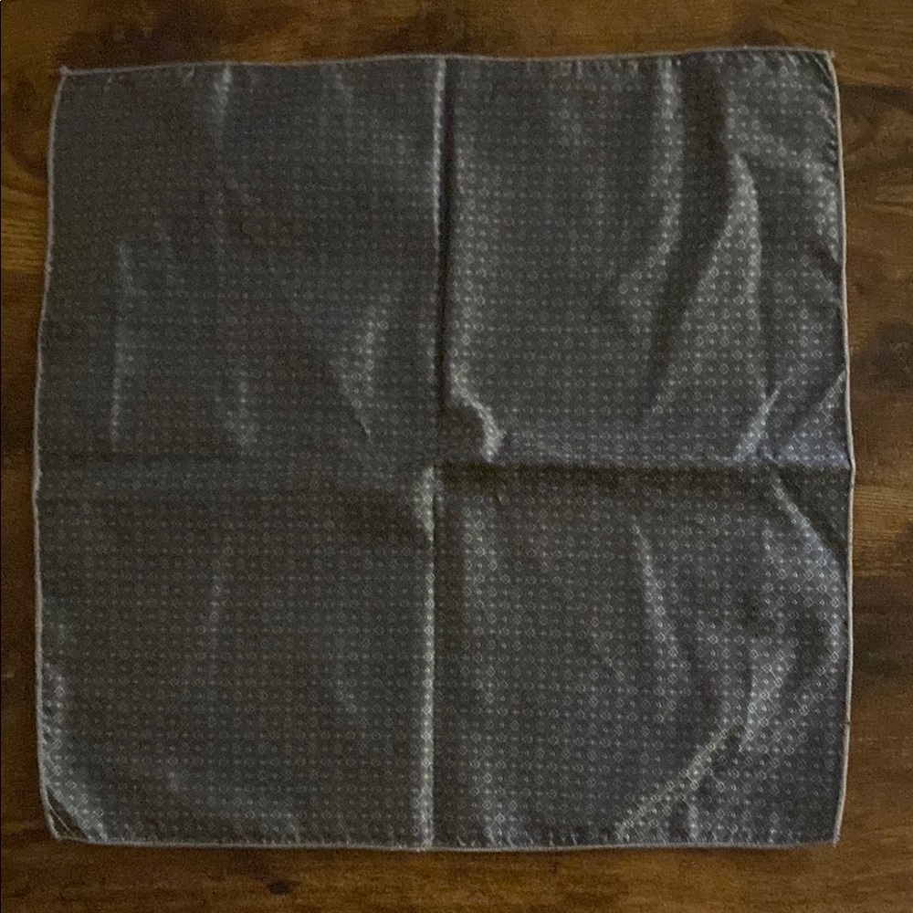 Gray Patterned Handkerchief